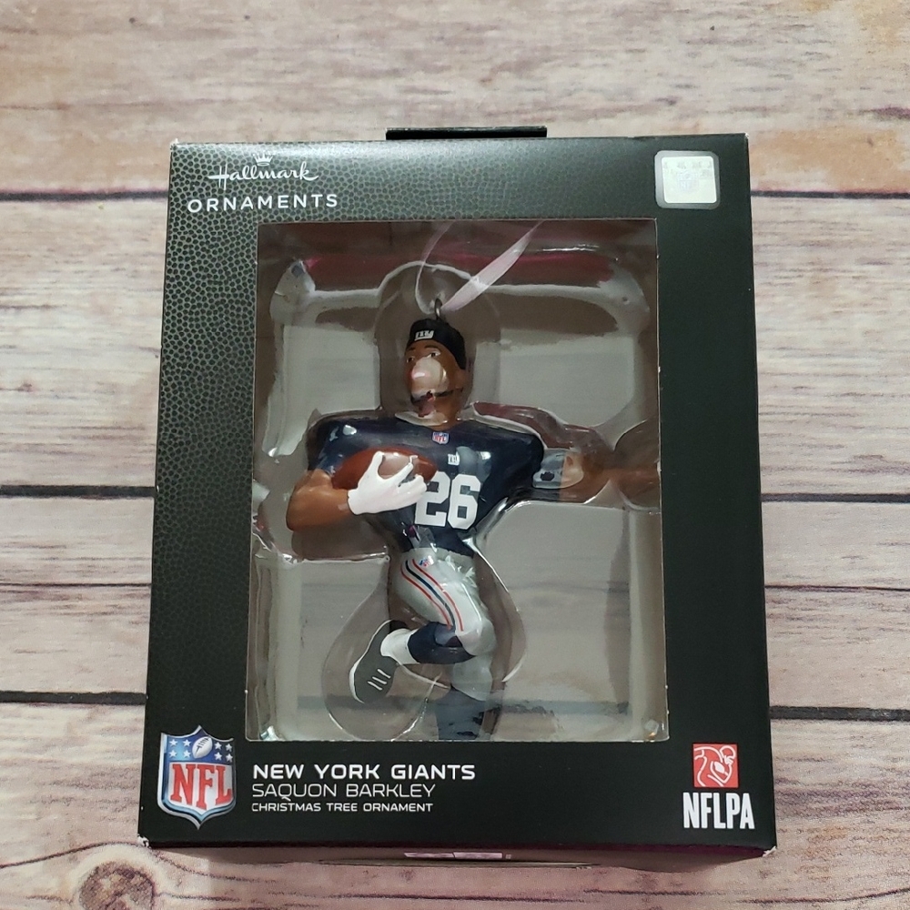 Hallmark SAQUON BARKLEY ornament NY GIANTS new